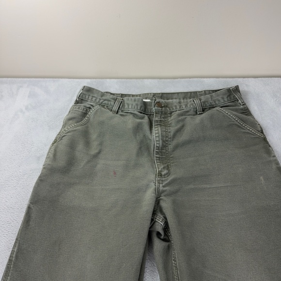 Carhartt B11MOS Loose Straight Olive Cargo Pants 38 x 34 - Picture 8 of 12